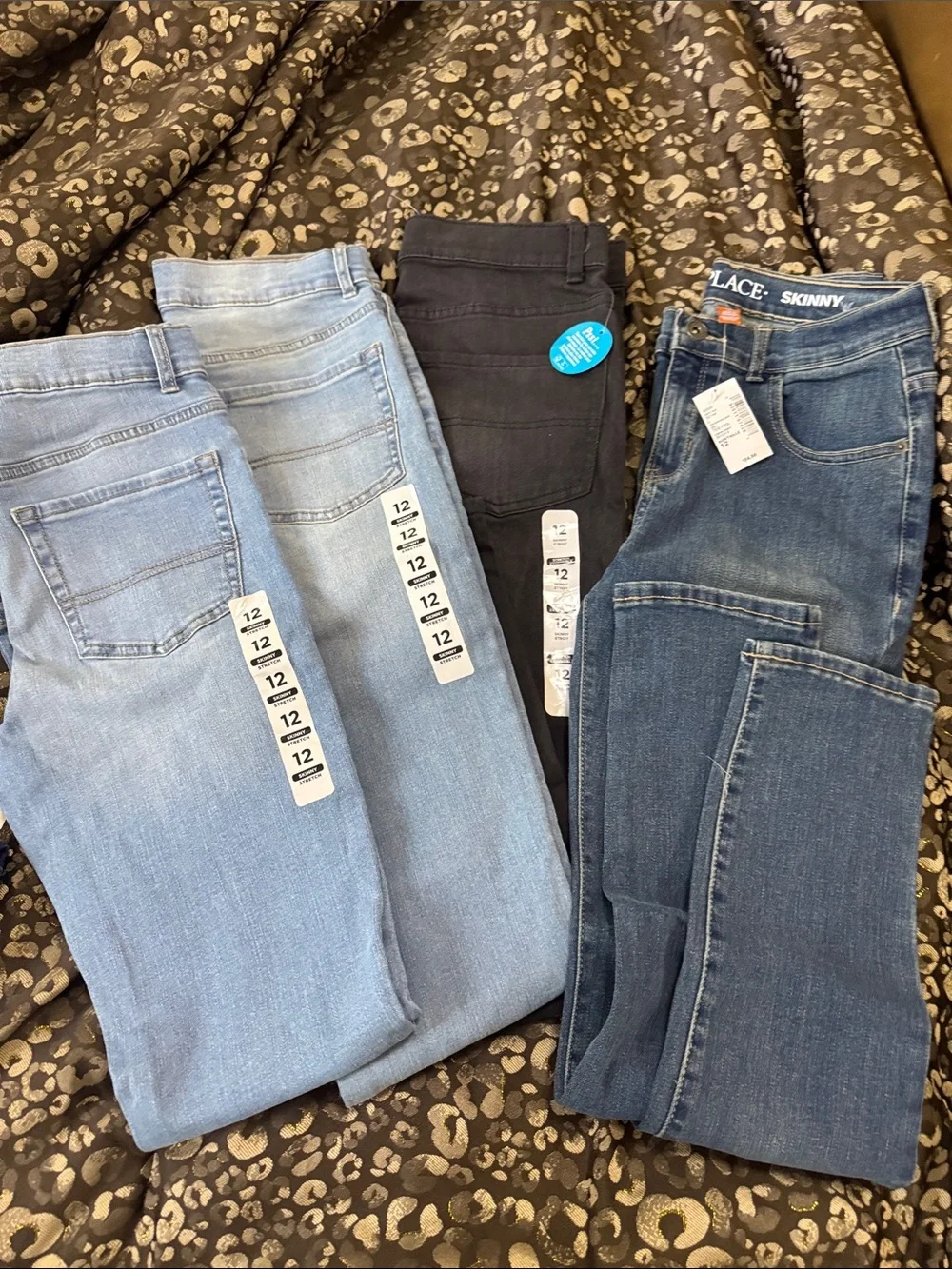 Children’s place boys skinny jeans size 12 NWT